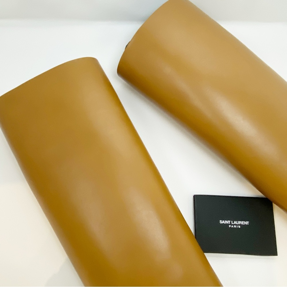 Saint Laurent Koller Camel Knee High Boot - EUR 36.5 (fits small) - Picture 6 of 11